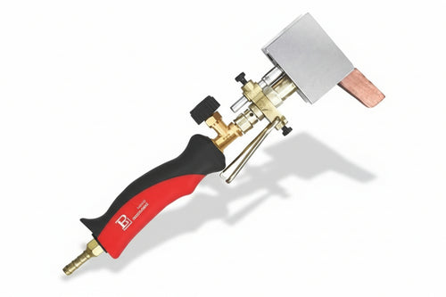 Saldatore A Gas E Mazza Di Rame Cm.40- - Becco Mm.17 - 1 Blister