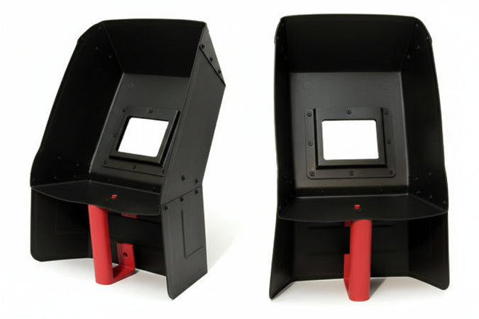 Maschere Di Protezione Curve Per Saldatrici Mm.260X390X81, Peso Gr.290