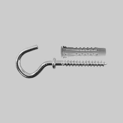 Tassello Con Occhiolo Aperto Nc Ø 6 - 4,5X35 Mm - Conf. 10 Pezzi - Tecfi