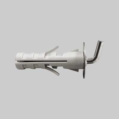 Tassello Con Gancio Corto Fun-Gc Vite M5 Ø - 12X45 - 100 Pezzi- Tecfi