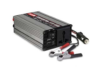 Convertitore Inverter 12V230V 310W Con 2 Usb Cm.17X9,5X5,4 0,8 Kg. Telwin