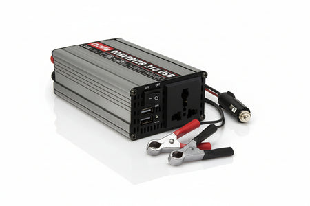 Convertitore Inverter 12V230V 310W Con 2 Usb Cm.17X9,5X5,4 0,8 Kg. Telwin