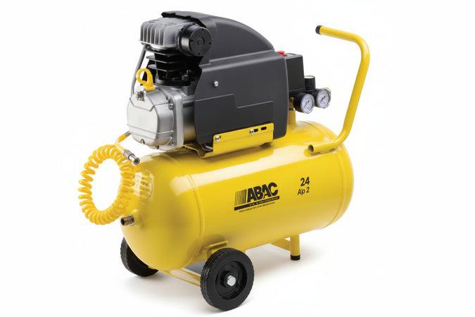 Compressore Coassiale Lubrificato A Olio Lt.24 Abac