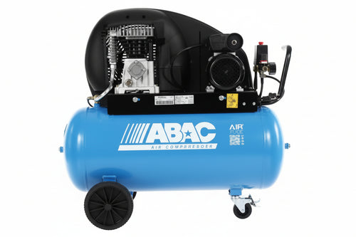 Compressore A Cinghia Bicilindrico Lubrificato A Olio Lt.90 Abac