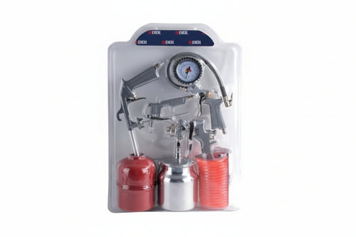 Kit Aria Compressa 5 Pezzi Con Attacchi A Baionetta - 1 Blister Excel