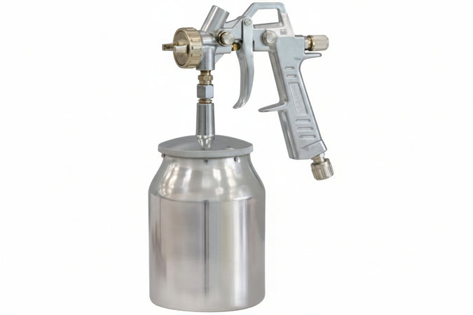 Aerografo Serbatoio Inferiore Con Attacco Dado Capettato Ugello Mm.1,5 Excel