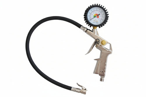 Pistola Gonfiaggio Con Manometro Con Attacco Dado Capettato- - Attacco 11/A - 1 Blister Excel