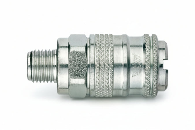 Rubinetto Rapido Universale A Sfere Filettato Maschio- - Attacco Cilindrico 3/8M Art.17/Bm - 5 Pezzi Ani