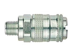 Rubinetto Rapido Universale A Sfere Filettato Maschio- - Attacco Cilindrico 1/2M Art.17/Bm - 5 Pezzi Ani