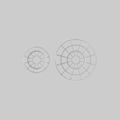 Rosetta Per Tassello Ad Espansione 90 Mm - 200 Pezzi