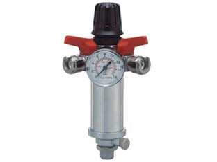 Regolatore Di Pressione Con Filtro E Manometro Filettatura Inferiore Da 3/8 Art.31/A5 Ani