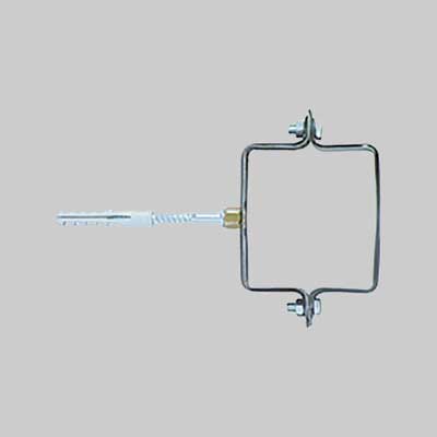 Collare Per Pluviale Quadro 80X80 Mm - 2 Pezzi