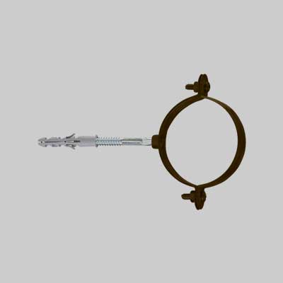 Collare Per Pluviale Tondo Preverniciato Ø 120 Mm - 2 Pezzi