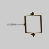 Collare Per Pluviale Quadro Preverniciato 80X80 Mm - 2 Pezzi