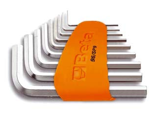 Chiavi Maschio Esagonali Piegate Cromate Art.96/Sc9 Beta