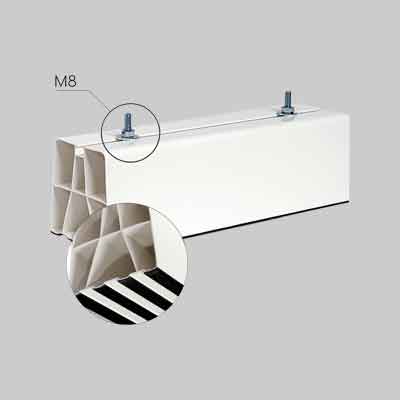 Basi A Pavimento Per Unita' Esterne 35 Cm - 2 Pezzi