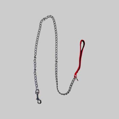 Guinzaglio Per Cani Con Catena Ideal Star 25 Mm X 120 Cm - Ideal Star