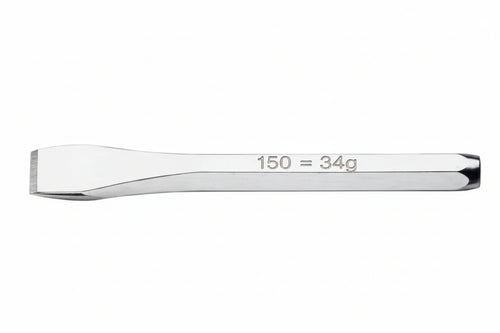 Scalpelli Cromati Piatti Tipo Normali Art. 34 Mm.125 Beta