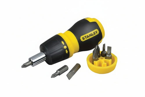 Giravite Nano A Cricchetto Con 6 Inserti (066358) Stanley