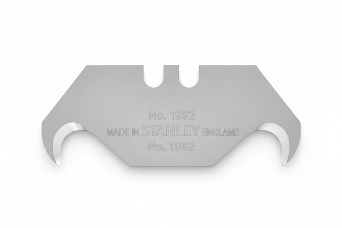 Lame Di Ricambio A Uncino Per Coltelli Lama Senza Fori Con.Scatola Da Pz.100 (111983) Stanley