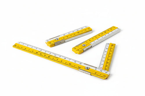 Doppiometro In Legno Bicolore- - Bianco/Giallo (0-35-458) - 10 Pezzi Stanley