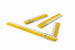 Doppiometro In Legno Bicolore- - Bianco/Giallo (0-35-458) - 10 Pezzi Stanley
