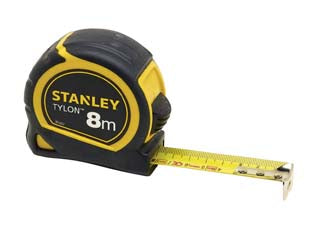 Flessometro In Plastica Tylon- - Mt.5 Nastro Mm.19H. Spess. Mm.0,14 (1-30-697) - 2 Pezzi Stanley