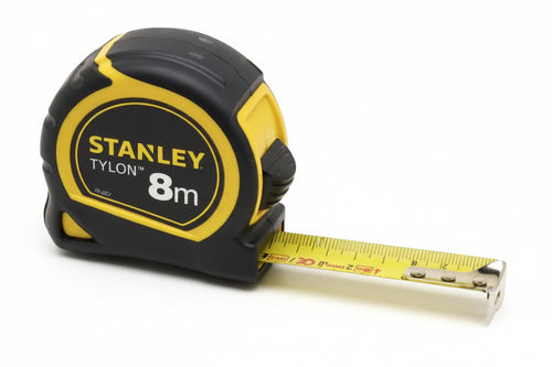 Flessometro In Plastica Tylon- - Mt.5 Nastro Mm.19H. Spess. Mm.0,14 (1-30-697) - 2 Pezzi Stanley