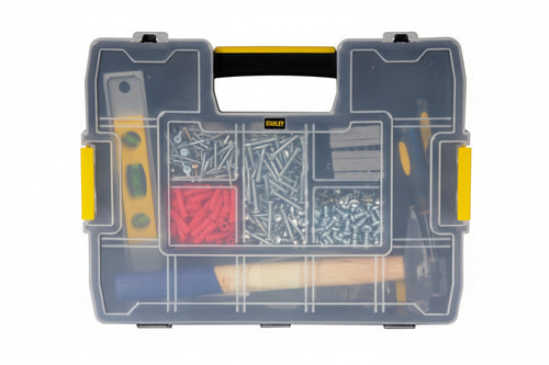 Cassetta Portaminuteria Organizer Sort Master Junior Vaschette Cm.37X29,2X6,7H. (197483) Stanley