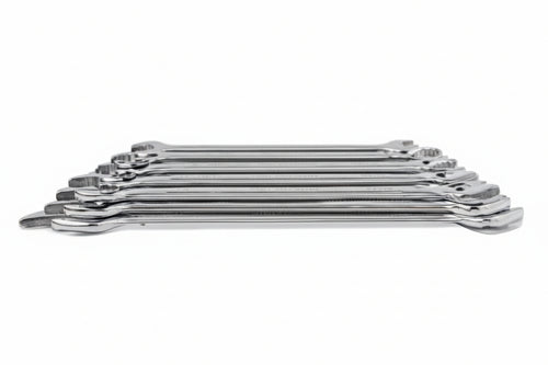 Chiave A Forchetta Doppia Fissa In Serie- In Serie Pz.8 Da 6X7 A Mm.20X22 - 1 Blister Alte