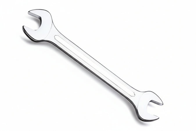 Chiave A Forchetta Doppia Fissa Professionale- - Mm.24X26 - 5 Pezzi Alte