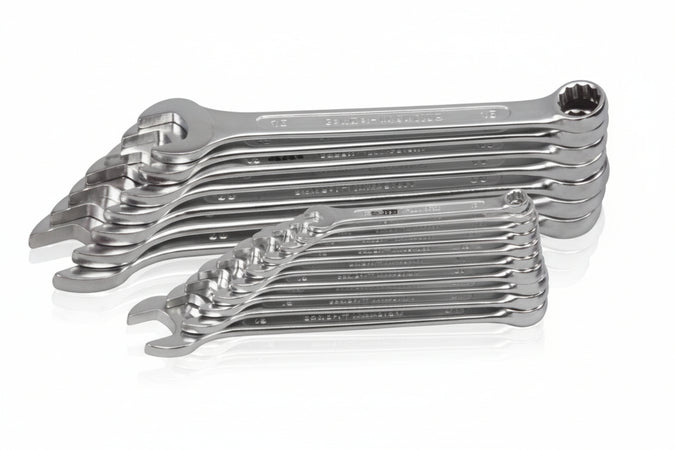 Chiave Combinata In Serie- - In Serie Pz.6 Da 8X8 A Mm.17X17 - 1 Blister Alte