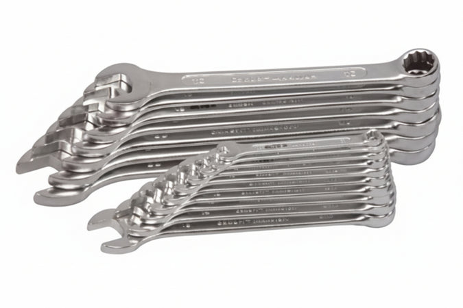 Chiave Combinata In Serie- - In Serie Pz.12 Da 6X6 A Mm.22X22 - 1 Blister Alte