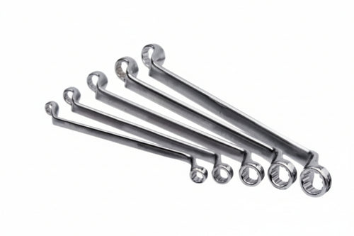 Chiave Poligonale Doppia In Serie Professionale- - In Serie Pz.8 Da 6X7 A Mm.20X22 - 1 Blister Alte