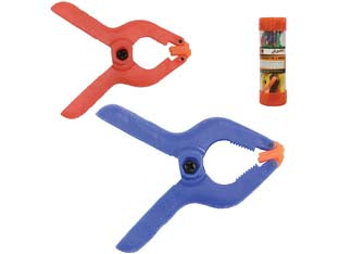 Morsetti A Molla Assortiti 2 E 3 Tubo Pz.22 Misure: 2, Cm.5, Pz.18 3, Cm.7,5, Pz.4 Alte