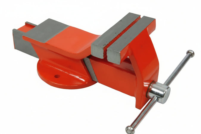 Morsa Da Banco Fissa In Acciaio- - Mm.125 - 1 Pezzi Alte