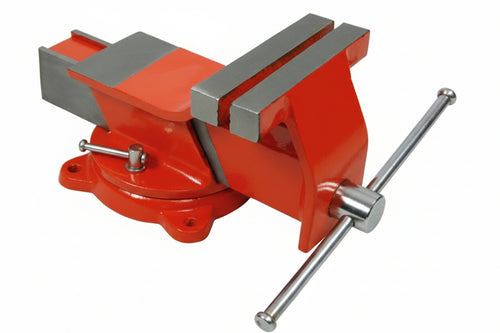 Morsa Da Banco Girevole In Acciaio Mm.80 Base Girevole Alte