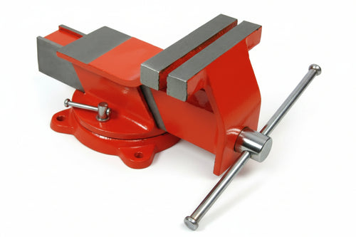 Morsa Da Banco Girevole In Acciaio Mm.100 Base Girevole Alte