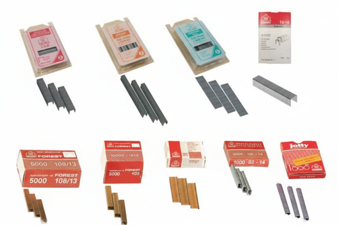 Punti E Chiodi Per Fissatrici- - 53/8 Mm.11,5X8 Zincato Blister Da Pz.1.960 - 1 Blister Maestri