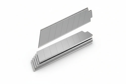 Lame Di Ricambio Per Cutter- - Mm.9 In Astuccio Da 10 Pz. - 6 Blister Alte