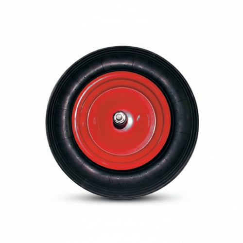 Ruota Per Carriola Pneumatica Perno Mm.12X260 Perno Mm.12X260, Interasse Mm.190 Alte