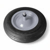 Ruota Per Carriola Gomma Piena Perno Mm.12X210 Perno Mm.12X210, Interasse Mm.150 Alte