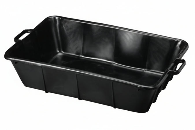 Cassa In Plastica Nera Lt.25- - Cm.44X34X18H. - 4 Pezzi