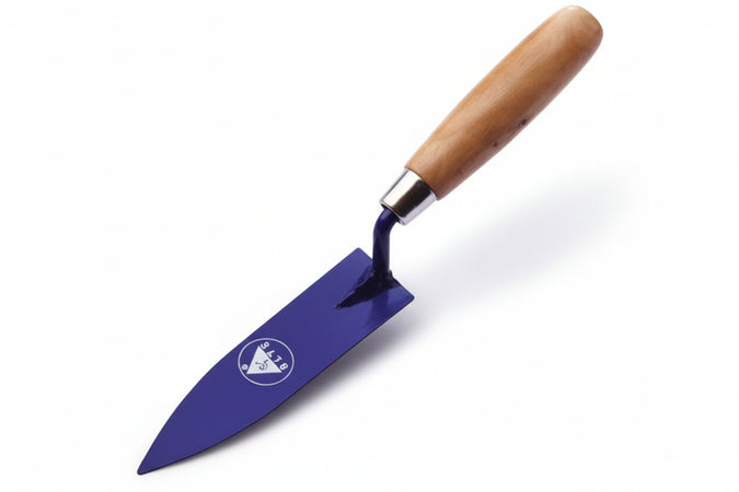 Cazzuolino A Punta Olivo Manico Legno- - Mm.120 - 6 Pezzi Alte