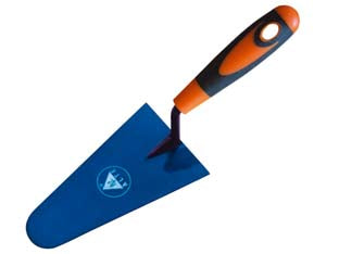 Cazzuola Punta Tonda Manico Bi-Material- - Mm.180 - 6 Pezzi Alte