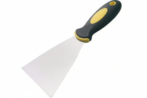 Spatole Con Manico Bi-Material Inox- - Mm.40 - 12 Pezzi Alte