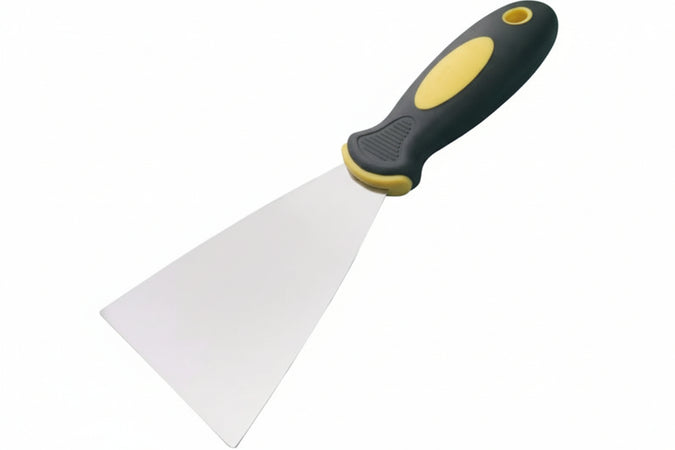 Spatole Con Manico Bi-Material Inox- - Mm.40 - 12 Pezzi Alte