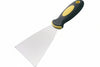 Spatole Con Manico Bi-Material Inox- - Mm.60 - 12 Pezzi Alte