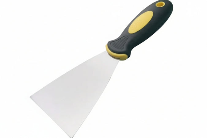 Spatole Con Manico Bi-Material Inox- - Mm.80 - 12 Pezzi Alte