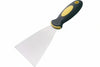 Spatole Con Manico Bi-Material Inox- - Mm.120 - 12 Pezzi Alte